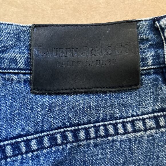 VTG Ralph Lauren Jeans Co Denim Pencil Midi Maxi Skirt 8 Hong Kong Cotton - Picture 6 of 9